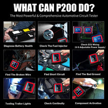 Load image into Gallery viewer, TopDiag P200 Automotive Circuit Tester, Power Probe Kit, 9~30V Red