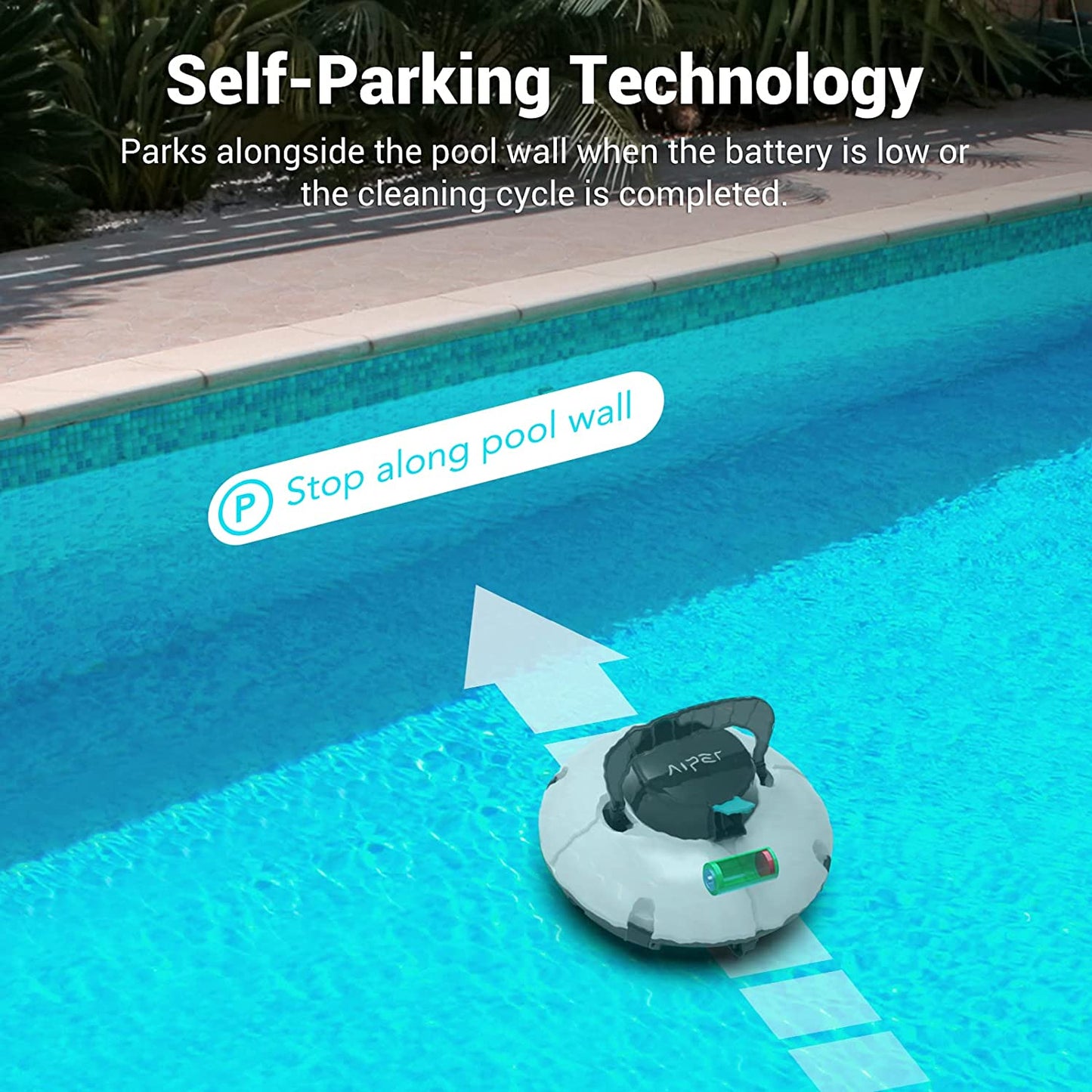 (2022 Upgrade) AIPER Cordless Robotic Pool Cleaner, Vacuum with...