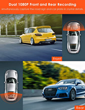 Load image into Gallery viewer, Vantrue S1 4K Dash Cam Built in GPS Speed, Front and Rear Dual 1080P Black