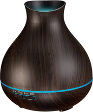 Load image into Gallery viewer, Aromatherapy Essential Oil Diffuser Humidifier 550ml 12 Hours High Dark Brown