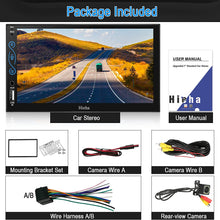Load image into Gallery viewer, Hieha Car Stereo Compatible with Apple Carplay and Android Auto, 7 Inch Black