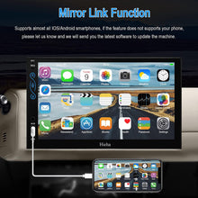 Load image into Gallery viewer, Hieha Car Stereo Compatible with Apple Carplay and Android Auto, 7 Inch Black