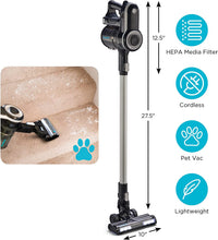 Load image into Gallery viewer, Simplicity S65D Cordless Vacuum Cleaner Pet Hair Deluxe, Lightweight Black