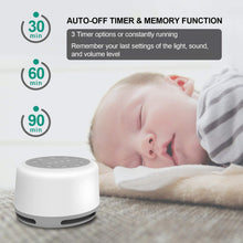 Load image into Gallery viewer, Anescra White Noise Machine with 24 Hi-Fi Soothing Sounds, Night Light and...