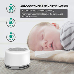 Anescra White Noise Machine with 24 Hi-Fi Soothing Sounds, Night Light and...