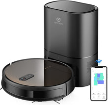 Load image into Gallery viewer, Robot Vacuum Self Emptying and Mop Combo, Amarey A90+ Robotic Black
