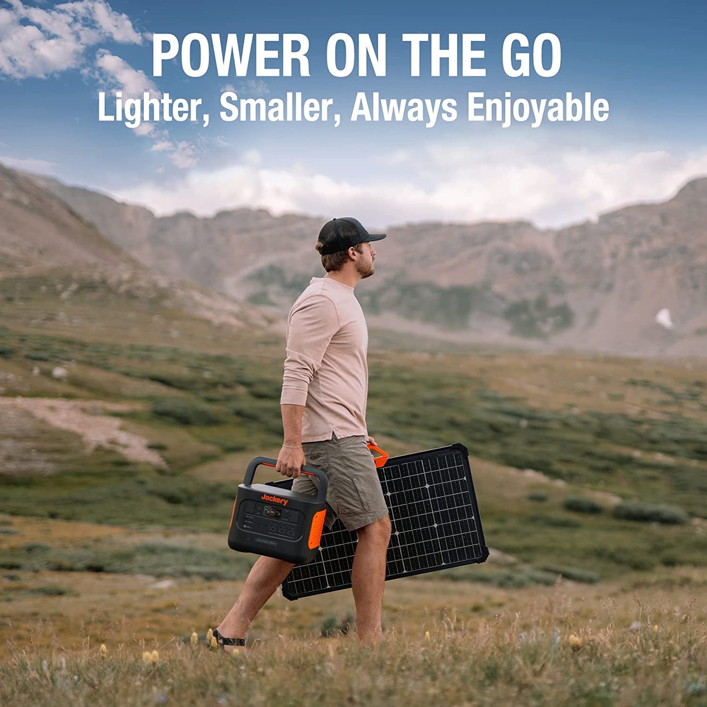 Jackery Solar Generator 1000 PRO, 1002Wh Power Station with 2* 80W Solar...