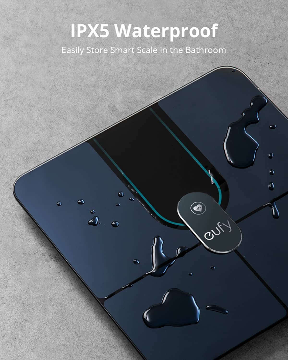 eufy Smart Scale P2 Pro, Digital Bathroom with Wi-Fi Black