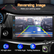 Load image into Gallery viewer, Car Stereo Compatible with Apple Carplay &amp; Android Auto, Hieha 7 Inch Black