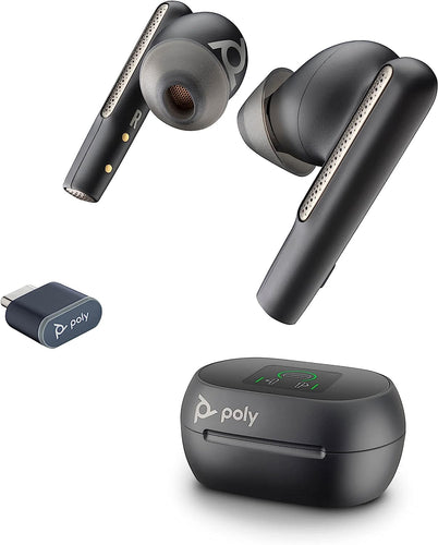 Poly Voyager Free 60+ UC True Wireless Earbuds (Plantronics) – Black