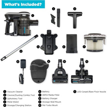 Load image into Gallery viewer, Simplicity S65D Cordless Vacuum Cleaner Pet Hair Deluxe, Lightweight Black