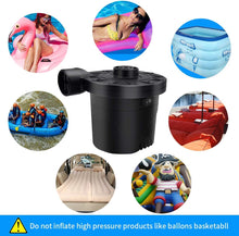 Load image into Gallery viewer, Battery Air Pump for Inflatables, Portable Mattress with 3 Nozzles...