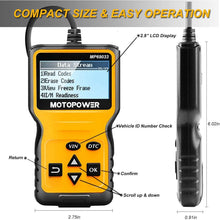 Load image into Gallery viewer, MOTOPOWER MP69033 Car OBD2 Scanner Code Reader Engine Fault Reader...