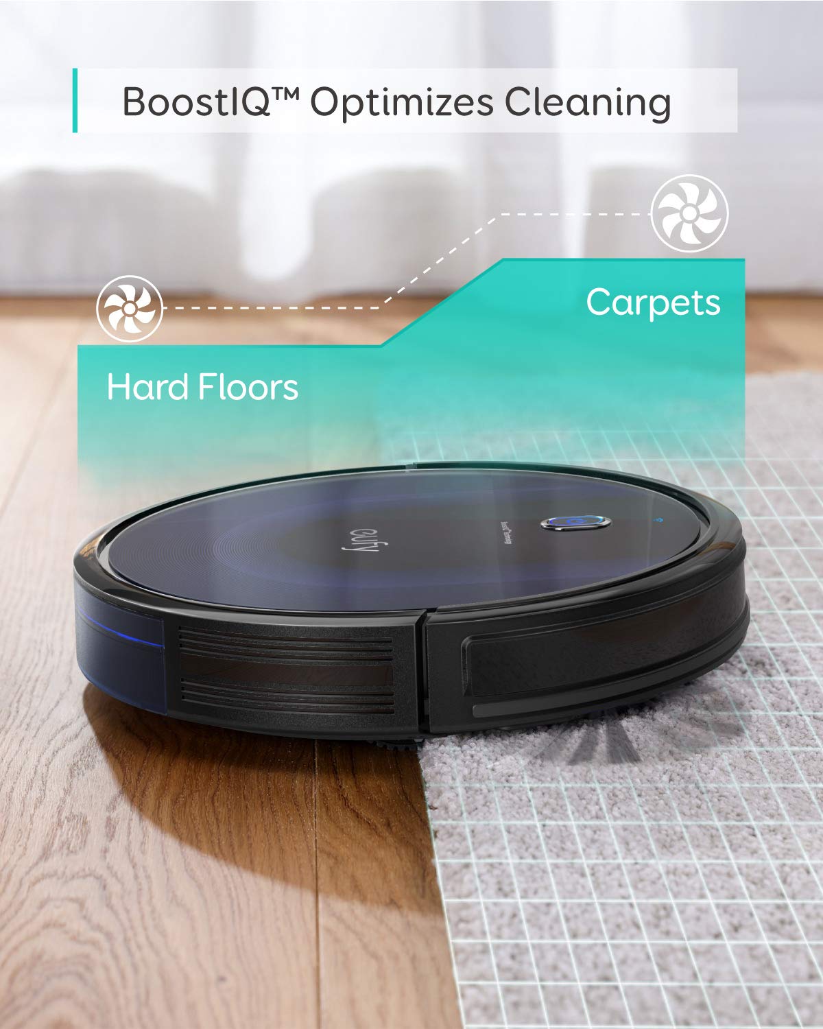 eufy by Anker, BoostIQ RoboVac 15C MAX, Wi-Fi Connected Robot Vacuum Black
