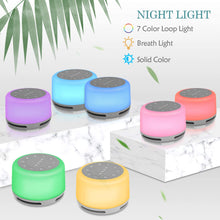 Load image into Gallery viewer, Anescra White Noise Machine with 24 Hi-Fi Soothing Sounds, Night Light and...