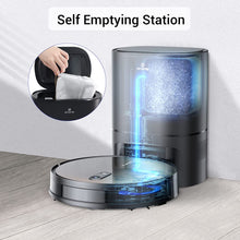 Load image into Gallery viewer, Robot Vacuum Self Emptying and Mop Combo, Amarey A90+ Robotic Black