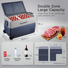 Load image into Gallery viewer, BODEGA 12 Volt Refrigerator, Portable Freezer, Car 50L, T 53 Quart (50L)