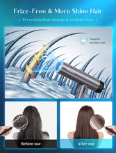 Load image into Gallery viewer, Blow Dryer, Professional Hair Dryer with Negative-Ion,105000RPM High-Speed...