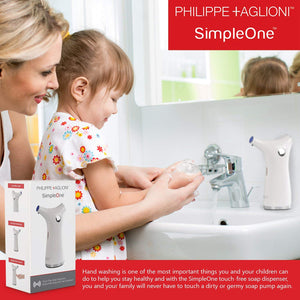 Simpleone Automatic Touchless Soap Dispenser New Improved Design – White