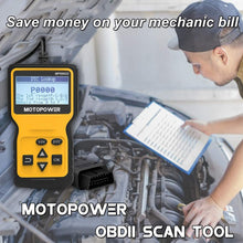 Load image into Gallery viewer, MOTOPOWER MP69033 Car OBD2 Scanner Code Reader Engine Fault Reader...