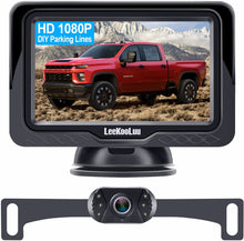 Load image into Gallery viewer, Backup Camera Rear View Monitor Kit HD 1080P for Car Truck Minivan...