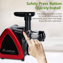 Load image into Gallery viewer, Aobosi Slow Masticating juicer Extractor, Cold Press Juicer Machine, Quiet...