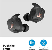 Load image into Gallery viewer, Sennheiser Sport True Wireless Earbuds - Bluetooth in-Ear Headphones, Black