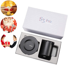 Load image into Gallery viewer, Smart Mug Warmer with Double Vacuum Insulation,VSITOO S3 Pro App Black