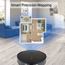 Load image into Gallery viewer, Robot Vacuum Self Emptying and Mop Combo, Amarey A90+ Robotic Black