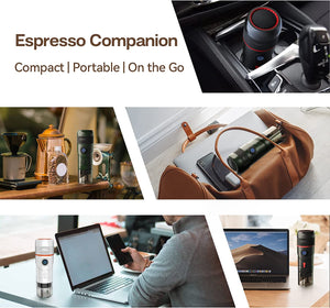 HiBREW 3-in-1 Portable Espresso Maker for Car, Nes* Premium, Green