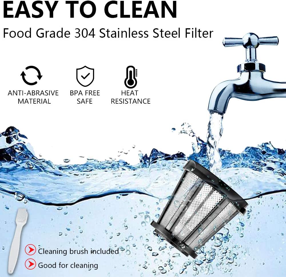 Aobosi Slow Masticating juicer Extractor, Cold Press Juicer Machine, Quiet...