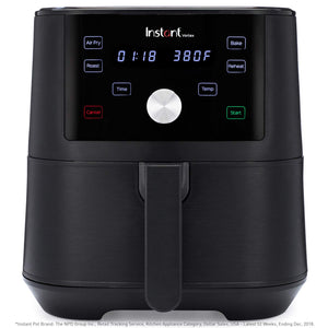 Instant Vortex 4-in-1 Air Fryer, 6 Quart, 4 One-Touch 6 quart, N Applicable