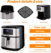 Load image into Gallery viewer, Oacvien Large Air Fryer, 9.8 Qt Fryers, 9 in 1 XL Airfryer...