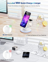 Load image into Gallery viewer, Magnetic Wireless Charging Station for Apple Series, 3-in-1 Standard White