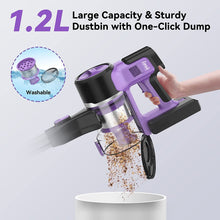 Load image into Gallery viewer, INSE Cordless Vacuum Cleaner, 26Kpa 350W Stick for Purple