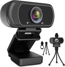 Load image into Gallery viewer, Webcam HD 1080p Web Camera, USB PC Computer with Microphone, Laptop...
