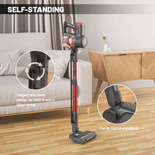 Load image into Gallery viewer, Afoddon Corded Stick Vacuum Cleaner, 600W 20Kpa with Red