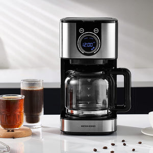REDMOND Programmable Coffee Maker, 10 Cup Drip Machine Stainless...