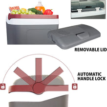 Load image into Gallery viewer, Koolatron Thermoelectric Iceless 12 Volt Cooler 26 qt (24 L), 26 Quart, Gray