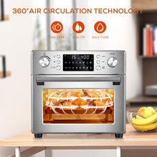 Load image into Gallery viewer, R.W.FLAME 26.4QT Air Fryer Oven, 2 in 1 Toaster Oven Combo,