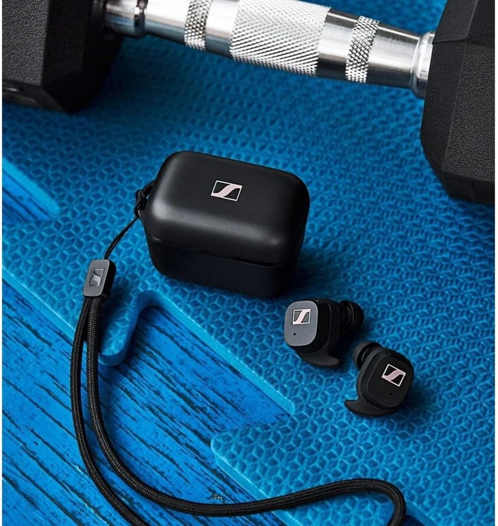 Sennheiser Sport True Wireless Earbuds - Bluetooth in-Ear Headphones, Black