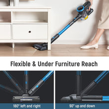 Load image into Gallery viewer, Fabuletta 24 Kpa Cordless Vacuum Cleaner - 6 in 1 Lightweight Stick Blue