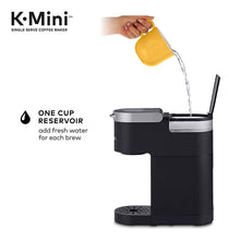 Load image into Gallery viewer, Keurig K-Mini Basic Coffee Maker, Single Serve K-Cup Pod Matte Black