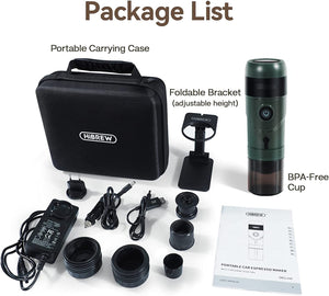 HiBREW 3-in-1 Portable Espresso Maker for Car, Nes* Premium, Green