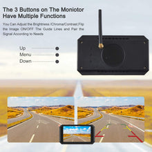 Load image into Gallery viewer, JUNHAOZ 720P HD Digital Wireless Backup Camera System 5inch license plate-cam