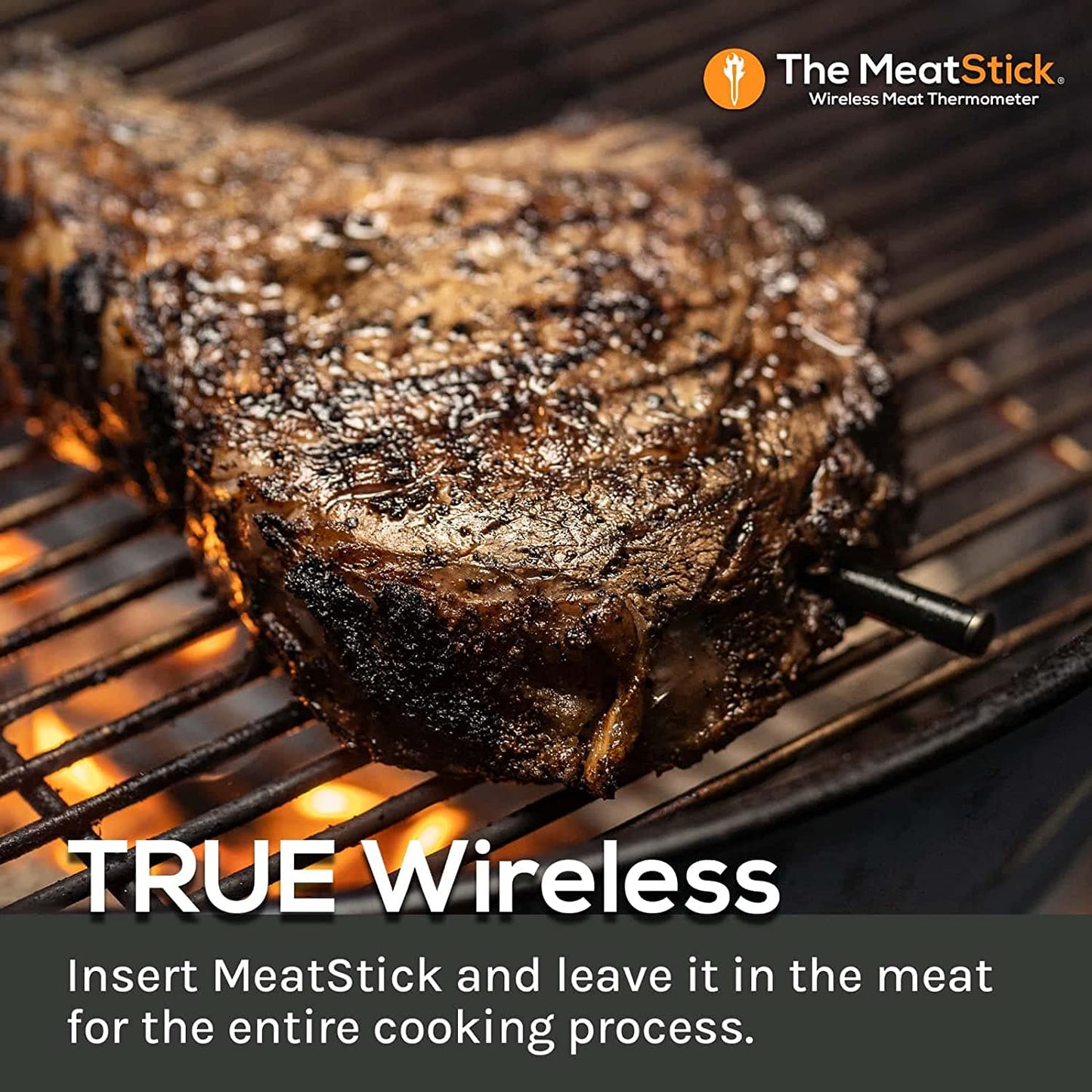 MeatStick Set | Wireless Meat Thermometer with Bluetooth | for BBQ, Kitchen,...