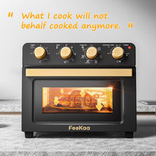 Load image into Gallery viewer, Feekaa Air Fryer Toaster Oven XL 21 QT Large Black