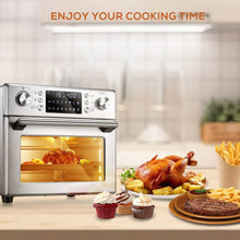 Load image into Gallery viewer, R.W.FLAME 26.4QT Air Fryer Oven, 2 in 1 Toaster Oven Combo,
