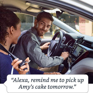 Echo Auto- Hands-free Alexa in your car with phone Black