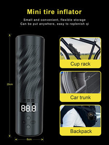 LENDOO Electric Cordless Air Pump Portable Compressor Tire Inflator,...